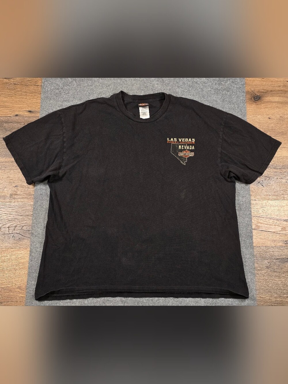 Harley-Davidson Las Vegas Nevada Black Graphic Tee